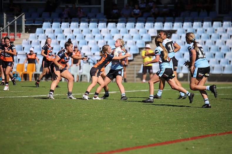 2021 Tarsha Gale Cup Rnd 8 Sharks v WestsTigers