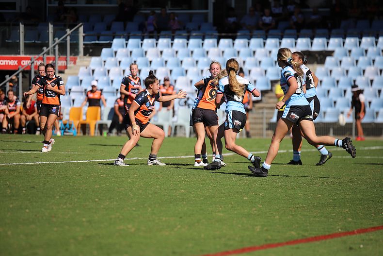 2021 Tarsha Gale Cup Rnd 8 Sharks v WestsTigers