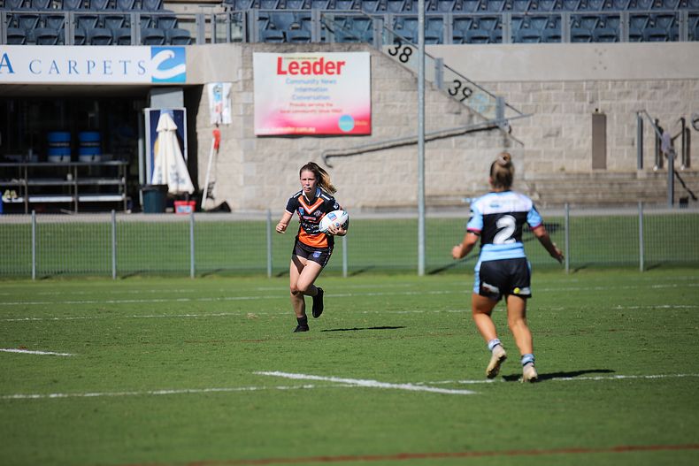 2021 Tarsha Gale Cup Rnd 8 Sharks v WestsTigers