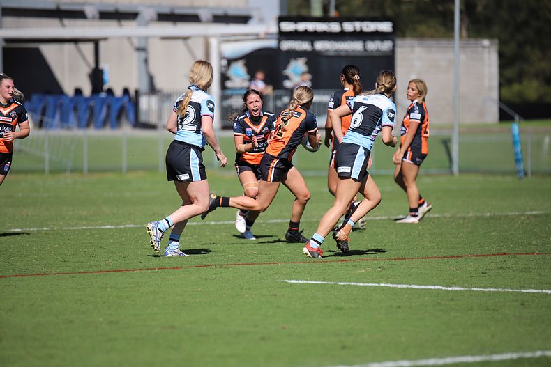 2021 Tarsha Gale Cup Rnd 8 Sharks v WestsTigers