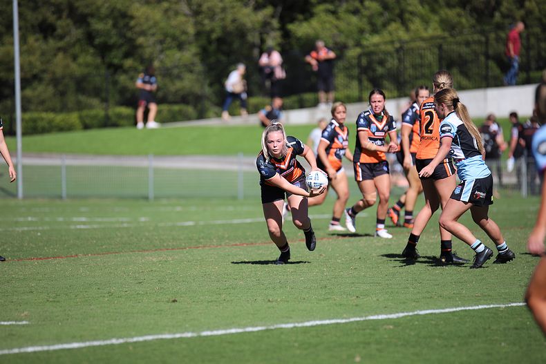 2021 Tarsha Gale Cup Rnd 8 Sharks v WestsTigers