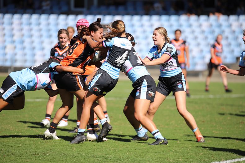 2021 Tarsha Gale Cup Rnd 8 Sharks v WestsTigers