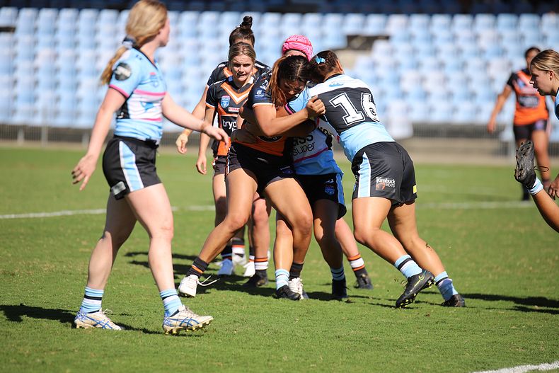 2021 Tarsha Gale Cup Rnd 8 Sharks v WestsTigers