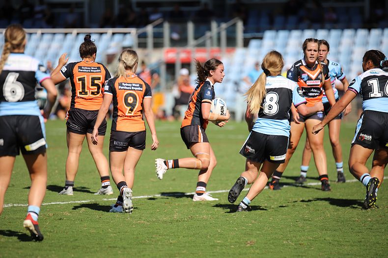 2021 Tarsha Gale Cup Rnd 8 Sharks v WestsTigers