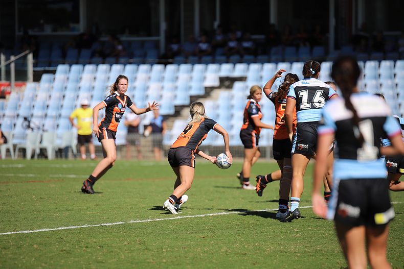 2021 Tarsha Gale Cup Rnd 8 Sharks v WestsTigers