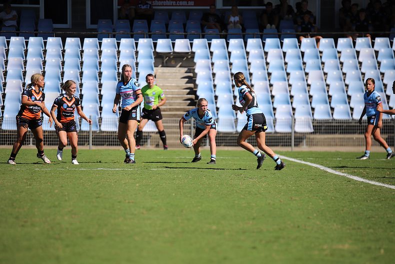 2021 Tarsha Gale Cup Rnd 8 Sharks v WestsTigers