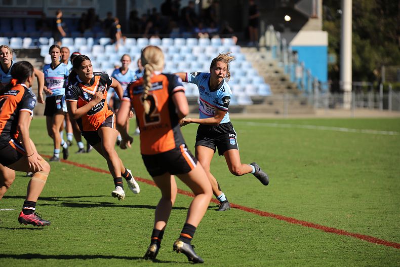 2021 Tarsha Gale Cup Rnd 8 Sharks v WestsTigers