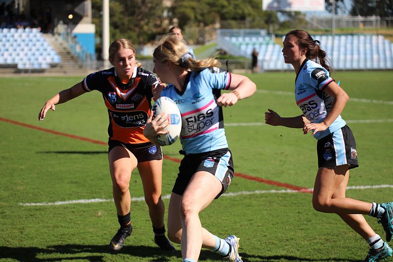 2021 Tarsha Gale Cup Rnd 8 Sharks v WestsTigers