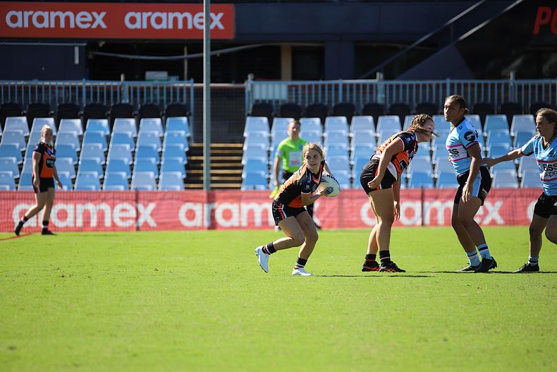 2021 Tarsha Gale Cup Rnd 8 Sharks v WestsTigers