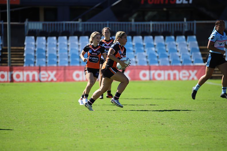 2021 Tarsha Gale Cup Rnd 8 Sharks v WestsTigers