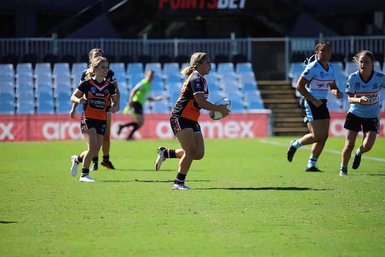 2021 Tarsha Gale Cup Rnd 8 Sharks v WestsTigers