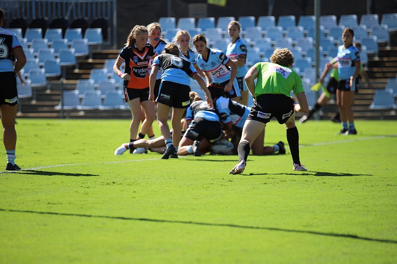 2021 Tarsha Gale Cup Rnd 8 Sharks v WestsTigers