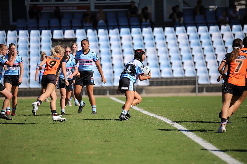 2021 Tarsha Gale Cup Rnd 8 Sharks v WestsTigers