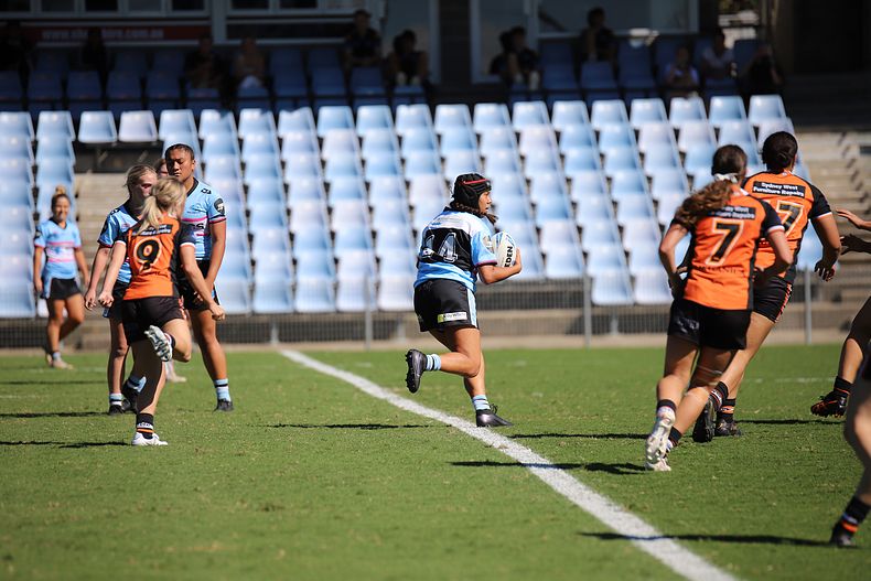 2021 Tarsha Gale Cup Rnd 8 Sharks v WestsTigers