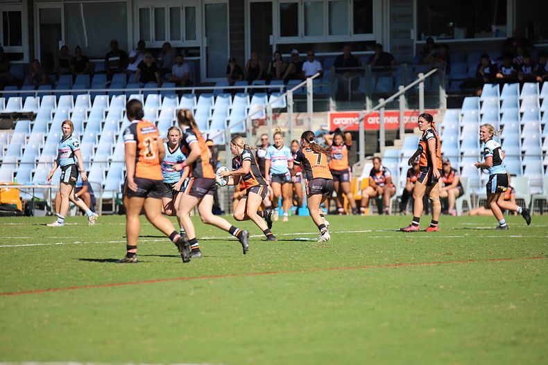 2021 Tarsha Gale Cup Rnd 8 Sharks v WestsTigers