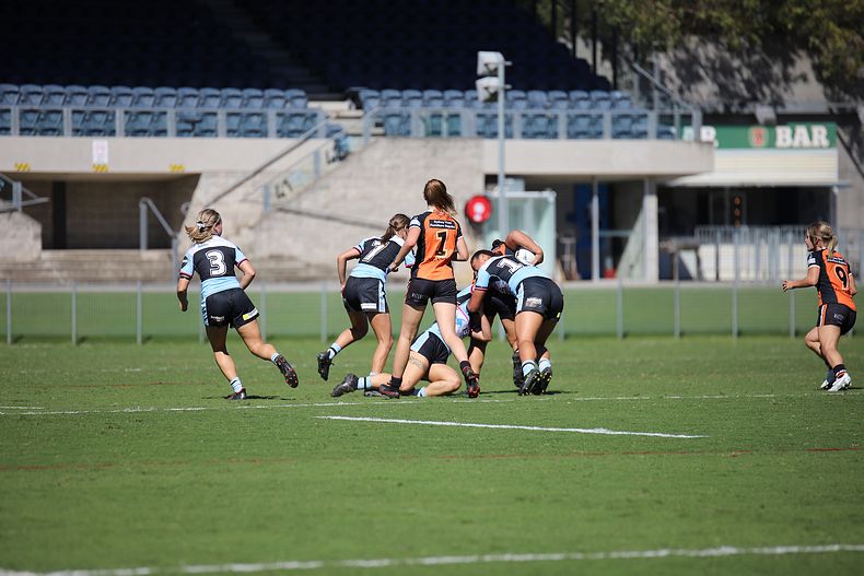 2021 Tarsha Gale Cup Rnd 8 Sharks v WestsTigers