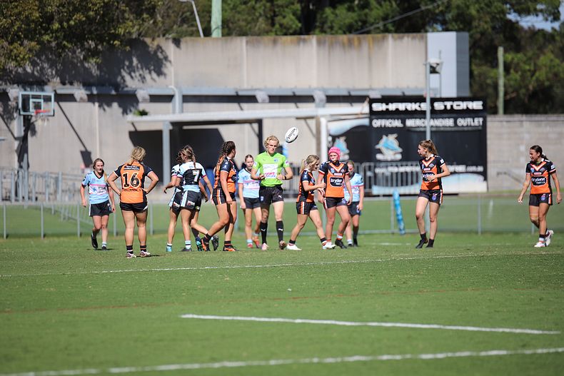 2021 Tarsha Gale Cup Rnd 8 Sharks v WestsTigers