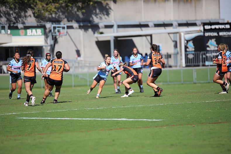 2021 Tarsha Gale Cup Rnd 8 Sharks v WestsTigers