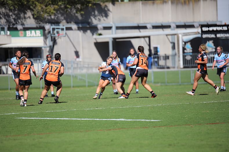 2021 Tarsha Gale Cup Rnd 8 Sharks v WestsTigers