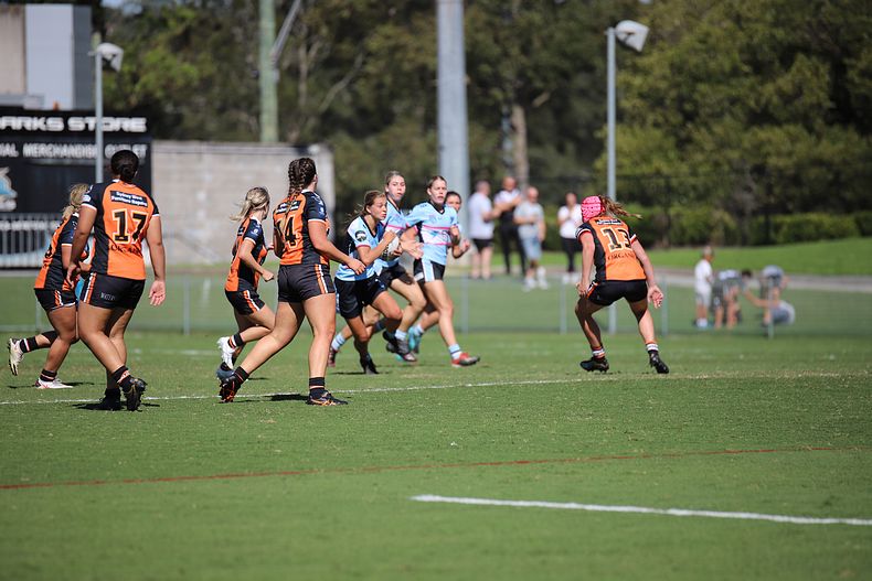 2021 Tarsha Gale Cup Rnd 8 Sharks v WestsTigers
