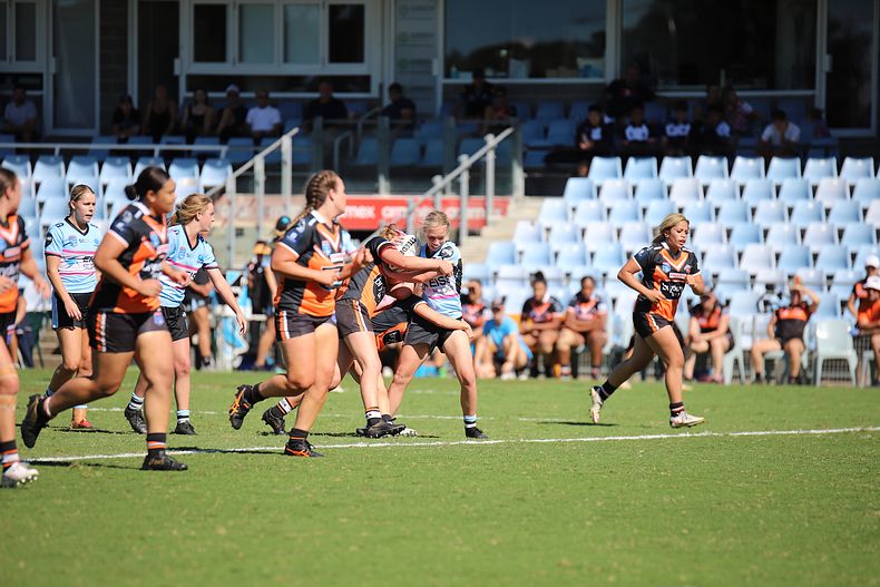 2021 Tarsha Gale Cup Rnd 8 Sharks v WestsTigers