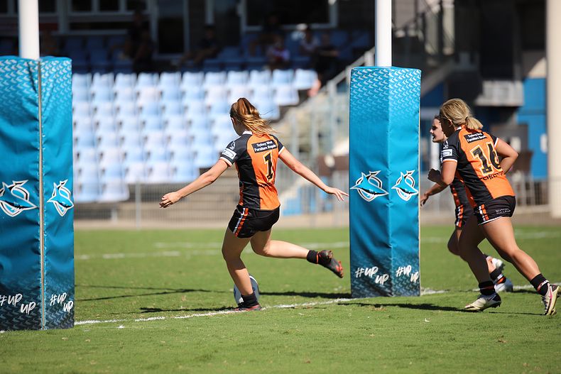 2021 Tarsha Gale Cup Rnd 8 Sharks v WestsTigers