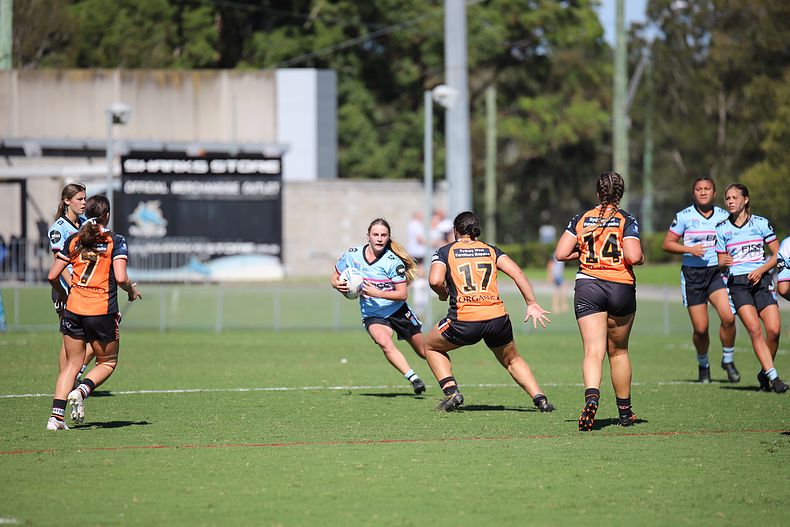 2021 Tarsha Gale Cup Rnd 8 Sharks v WestsTigers