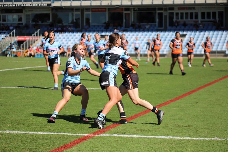 2021 Tarsha Gale Cup Rnd 8 Sharks v WestsTigers
