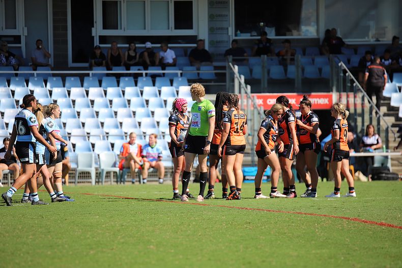 2021 Tarsha Gale Cup Rnd 8 Sharks v WestsTigers