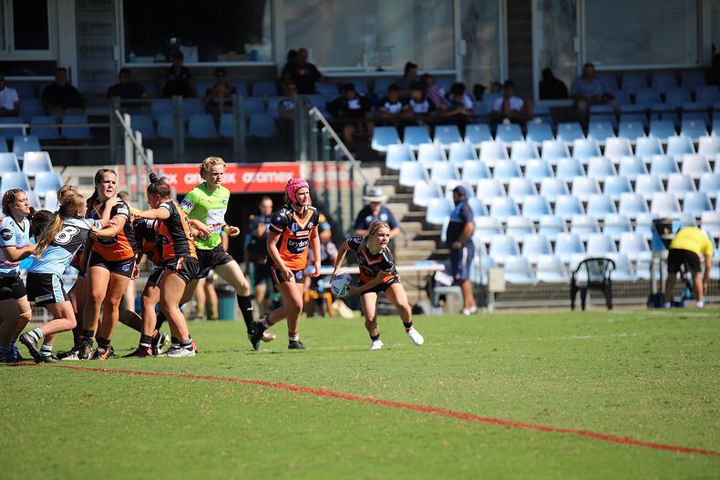 2021 Tarsha Gale Cup Rnd 8 Sharks v WestsTigers