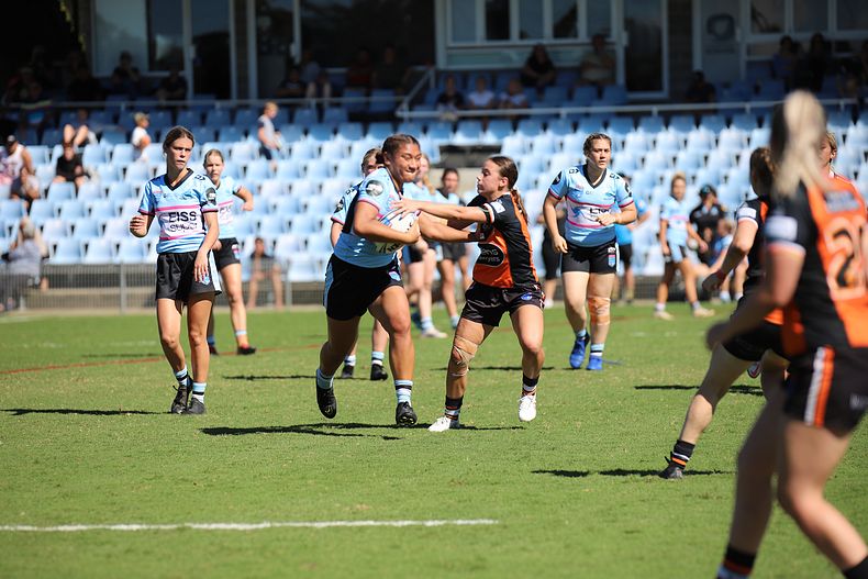 2021 Tarsha Gale Cup Rnd 8 Sharks v WestsTigers