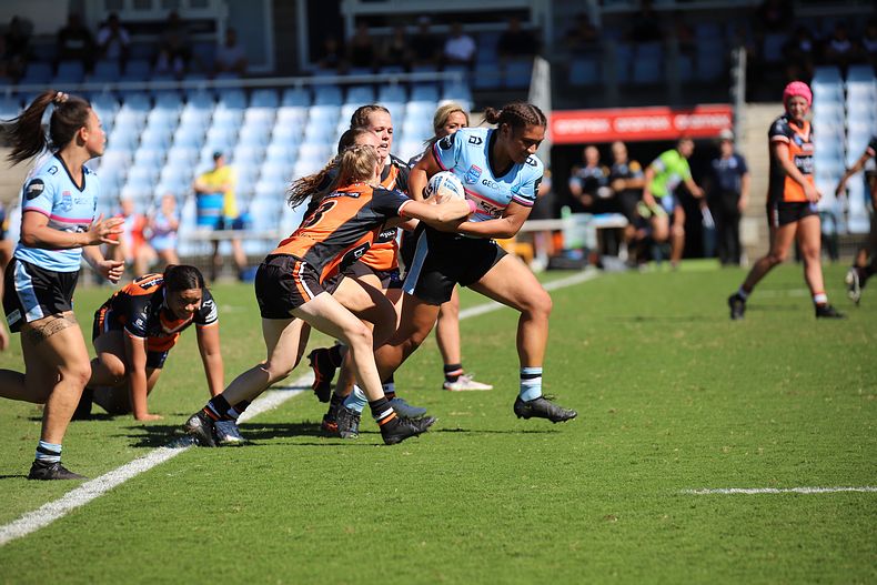 2021 Tarsha Gale Cup Rnd 8 Sharks v WestsTigers