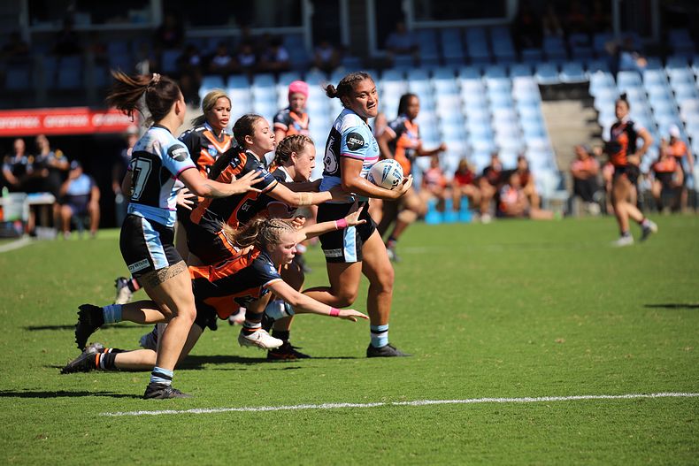 2021 Tarsha Gale Cup Rnd 8 Sharks v WestsTigers