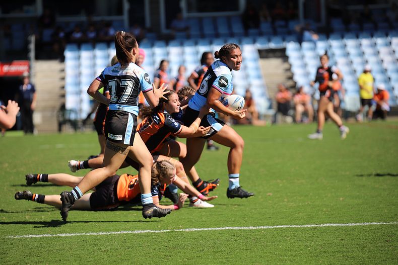2021 Tarsha Gale Cup Rnd 8 Sharks v WestsTigers