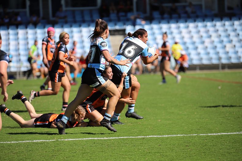 2021 Tarsha Gale Cup Rnd 8 Sharks v WestsTigers