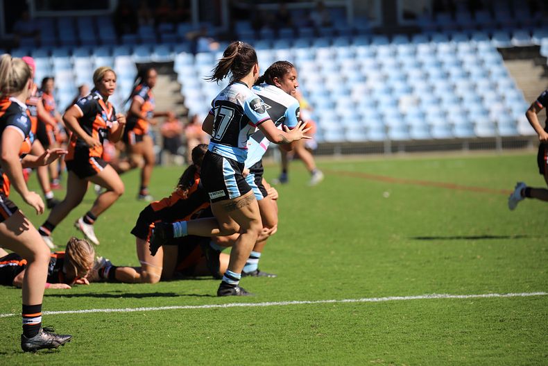 2021 Tarsha Gale Cup Rnd 8 Sharks v WestsTigers