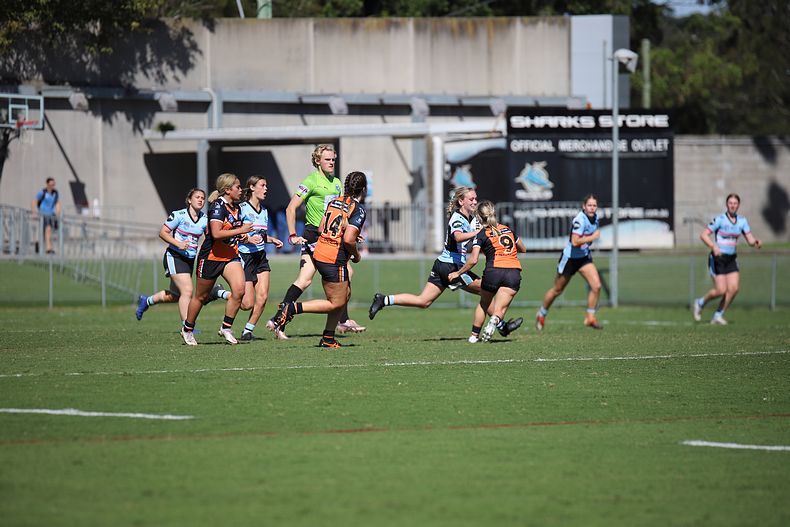 2021 Tarsha Gale Cup Rnd 8 Sharks v WestsTigers