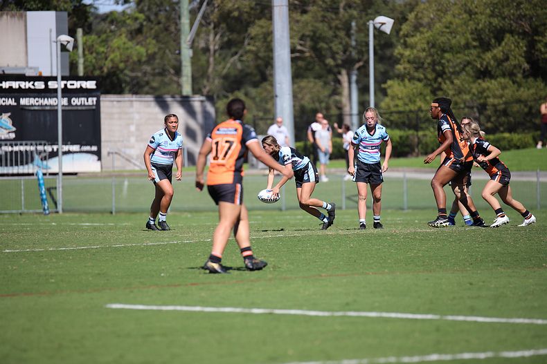 2021 Tarsha Gale Cup Rnd 8 Sharks v WestsTigers