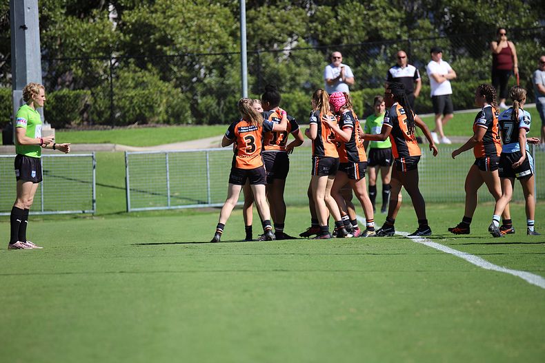 2021 Tarsha Gale Cup Rnd 8 Sharks v WestsTigers