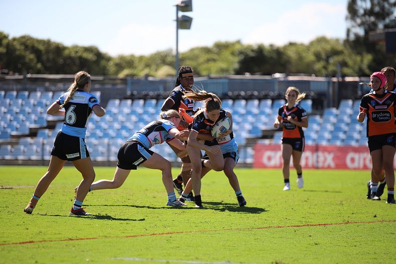 2021 Tarsha Gale Cup Rnd 8 Sharks v WestsTigers