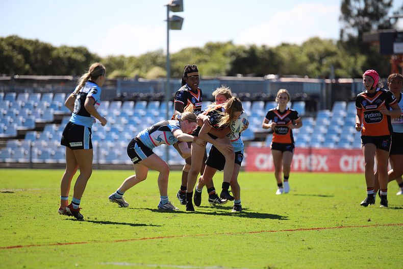 2021 Tarsha Gale Cup Rnd 8 Sharks v WestsTigers