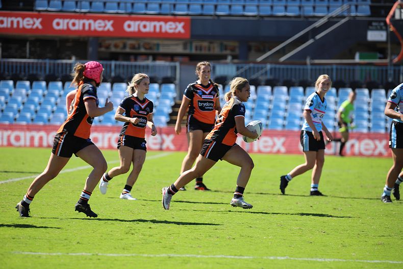 2021 Tarsha Gale Cup Rnd 8 Sharks v WestsTigers