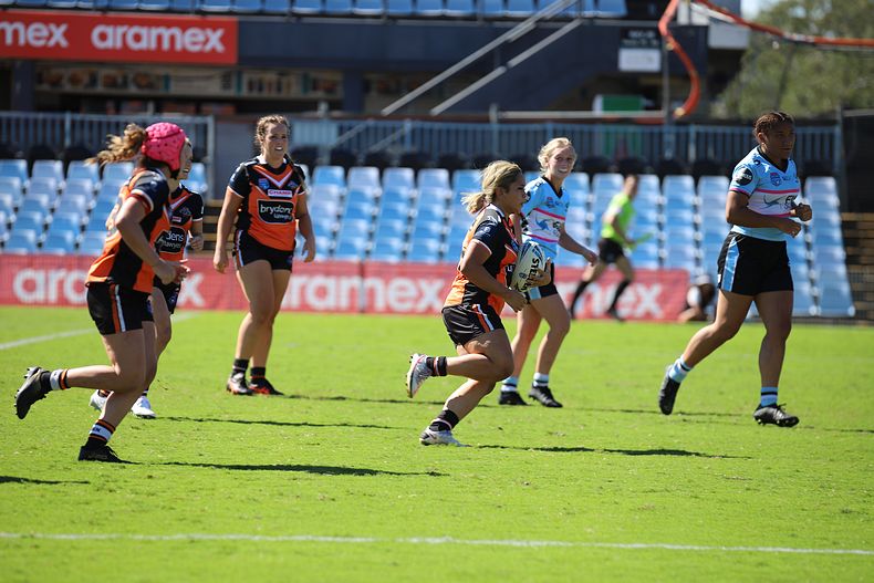 2021 Tarsha Gale Cup Rnd 8 Sharks v WestsTigers
