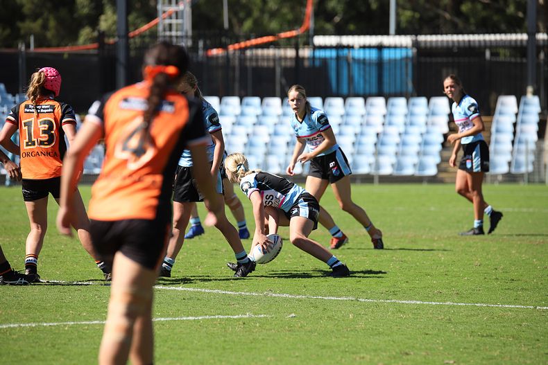 2021 Tarsha Gale Cup Rnd 8 Sharks v WestsTigers