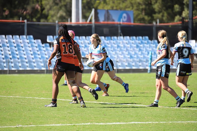 2021 Tarsha Gale Cup Rnd 8 Sharks v WestsTigers