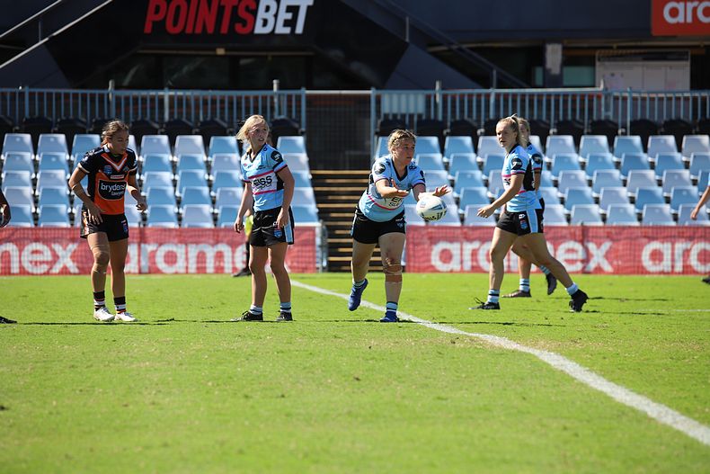 2021 Tarsha Gale Cup Rnd 8 Sharks v WestsTigers