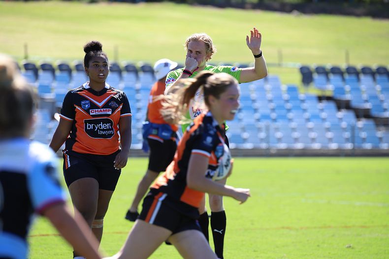 2021 Tarsha Gale Cup Rnd 8 Sharks v WestsTigers