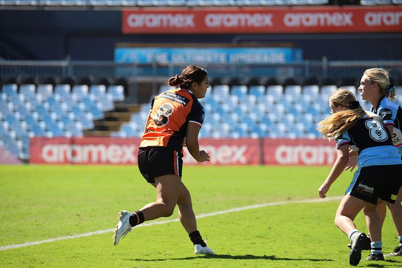 2021 Tarsha Gale Cup Rnd 8 Sharks v WestsTigers