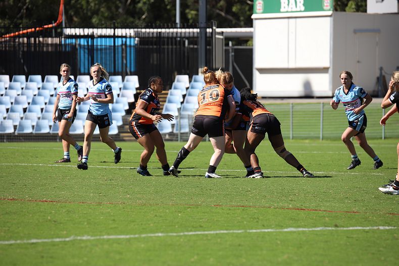2021 Tarsha Gale Cup Rnd 8 Sharks v WestsTigers