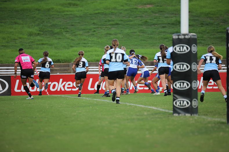 2020 Tarsha Gale Cup – Rnd 3 – Bulldogs v Sharks